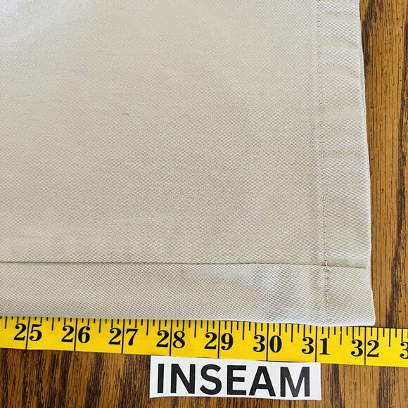 Riders Women's Chino Pants Size 8M Easy Care Straight Leg Mid Rise Stretch Beige - Picture 8 of 10